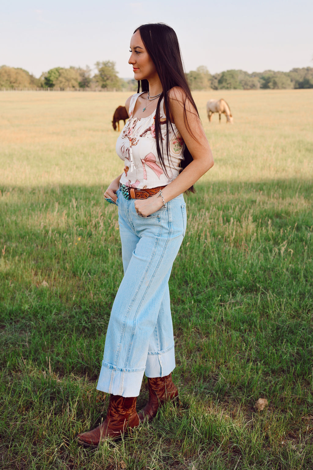 The Fiona Jeans in Light Wash