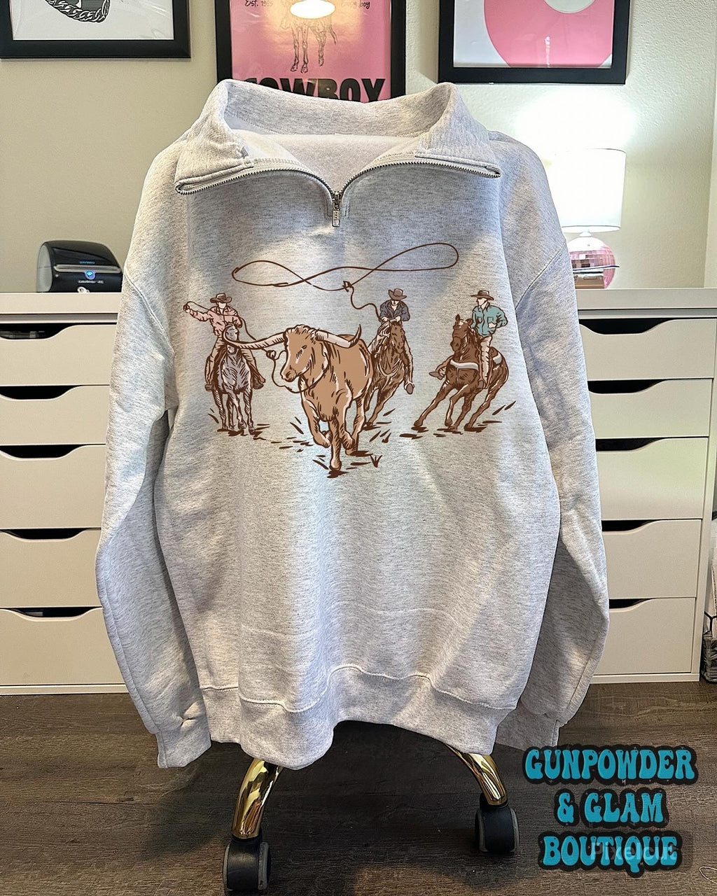 Wild Cowboys Quarter Zip