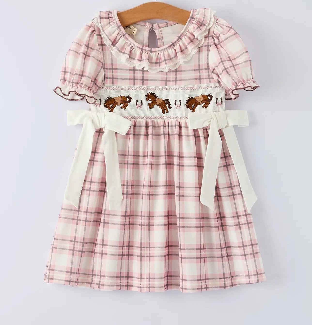 The Embroidered Horse Toddler Dress
