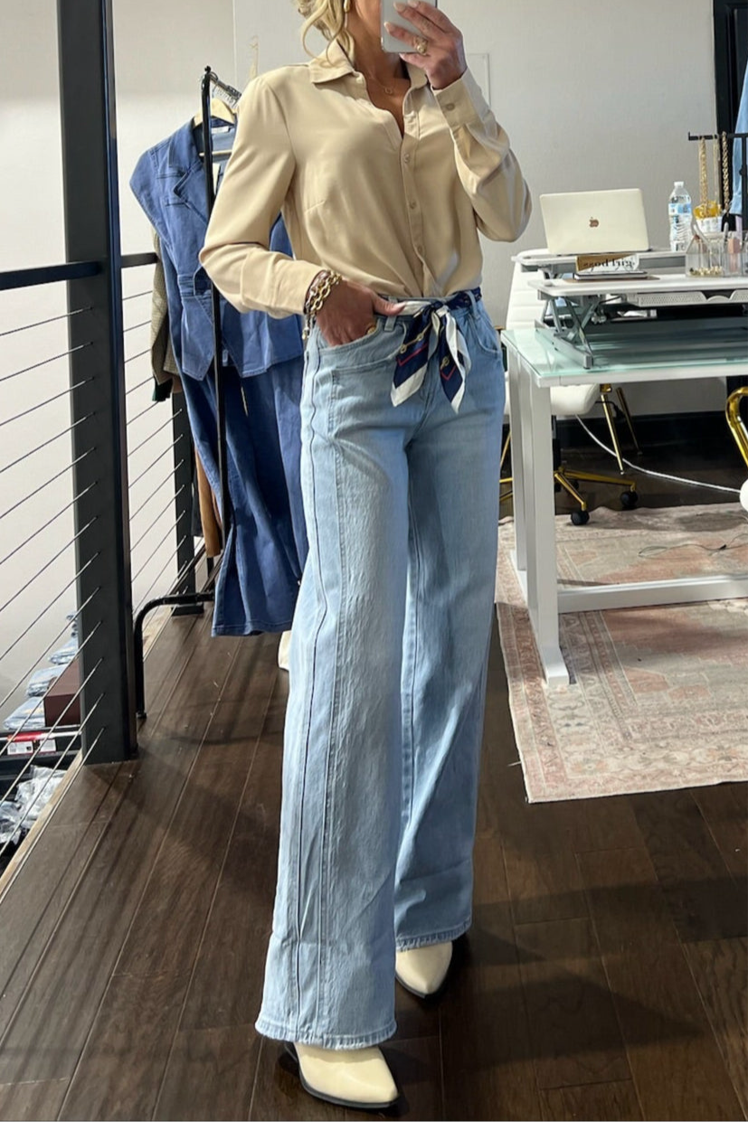 The Emaline Wide Leg Jean