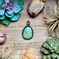 MJ Turquoise Pendant – Sterling Silver