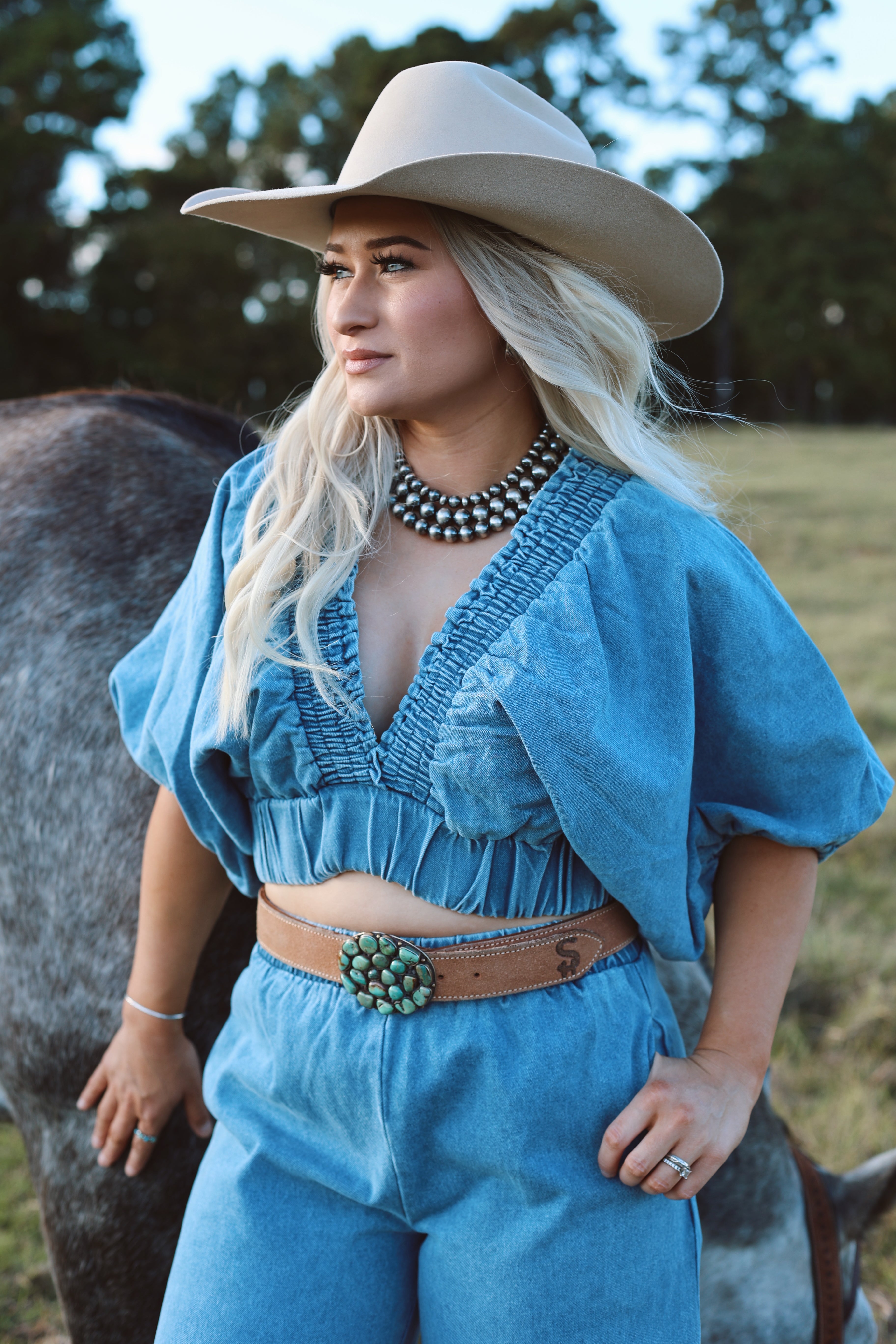 The Denim Top