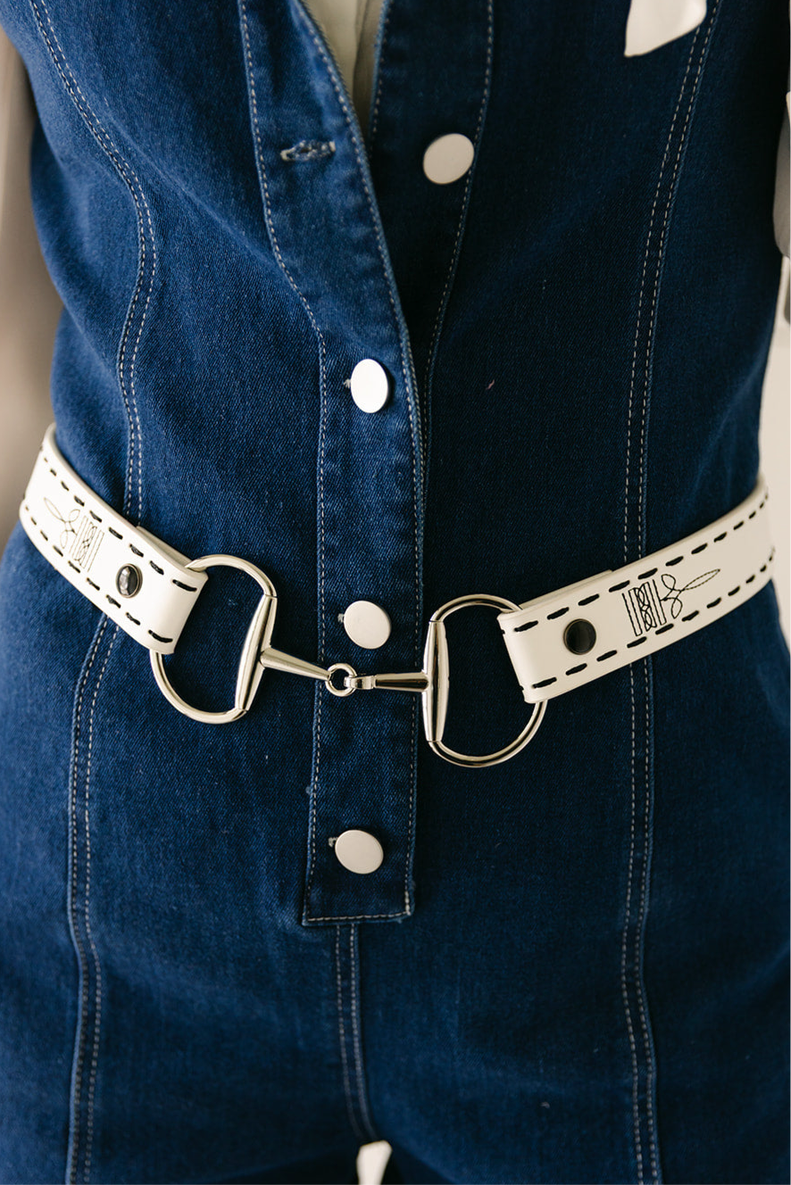 The Amalie Horsebit Belt