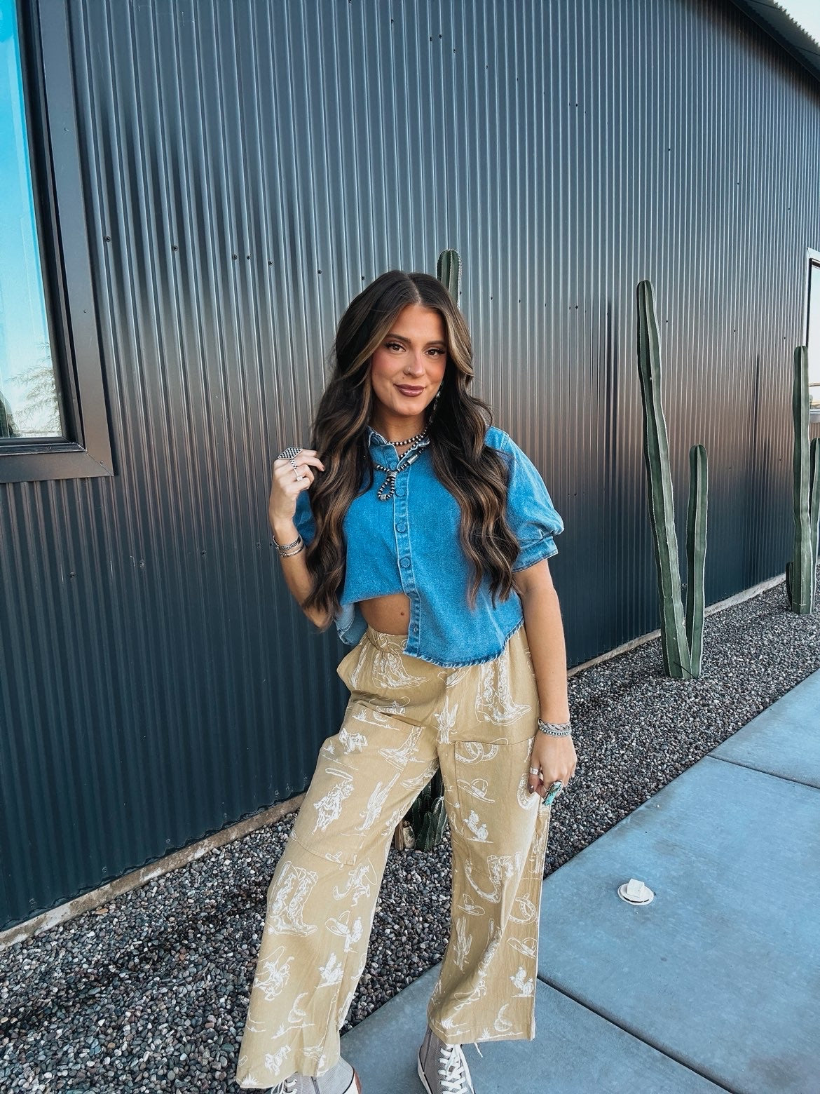 The Western Pants - Tan