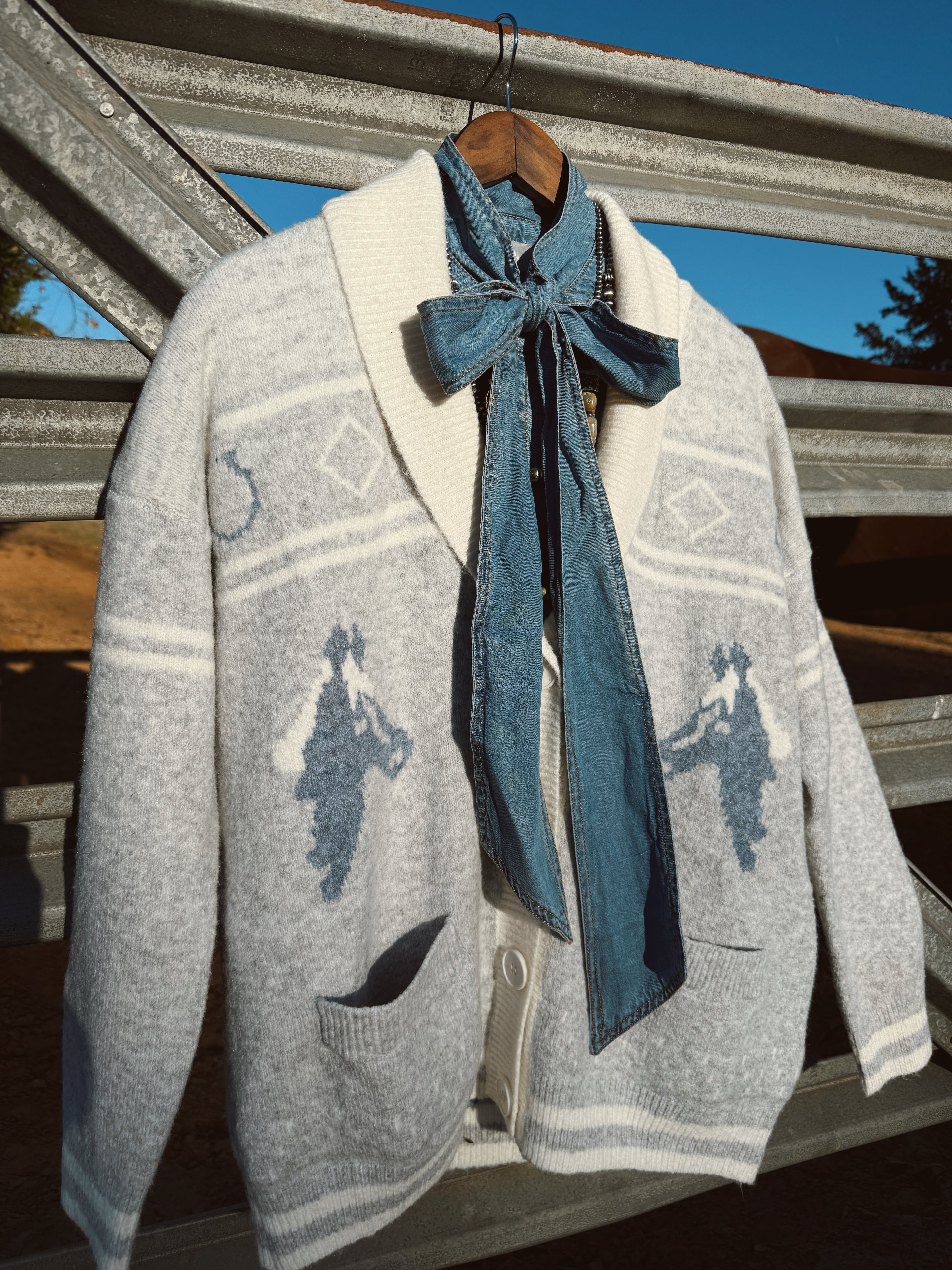 The Denim Tie Top - Best Seller