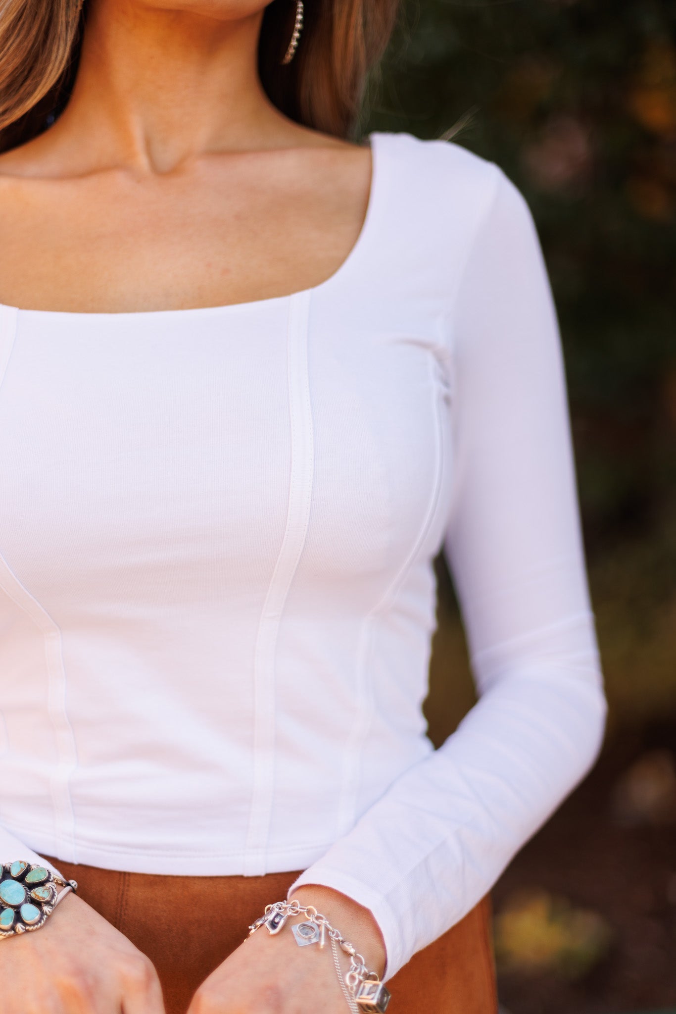 The Lacen Top in White