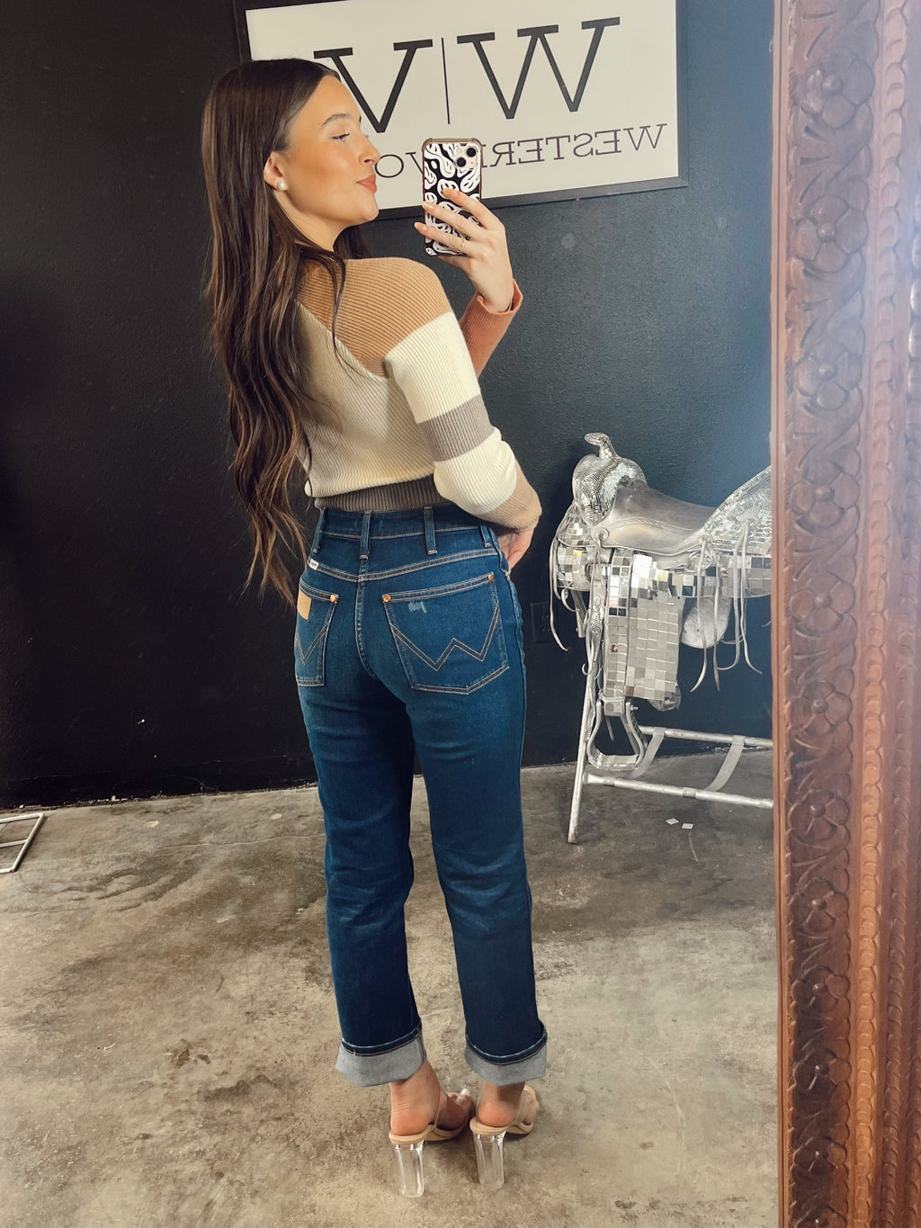The Wrangler Wild West 603 Wild Ride Jeans- 25, 26, + 27