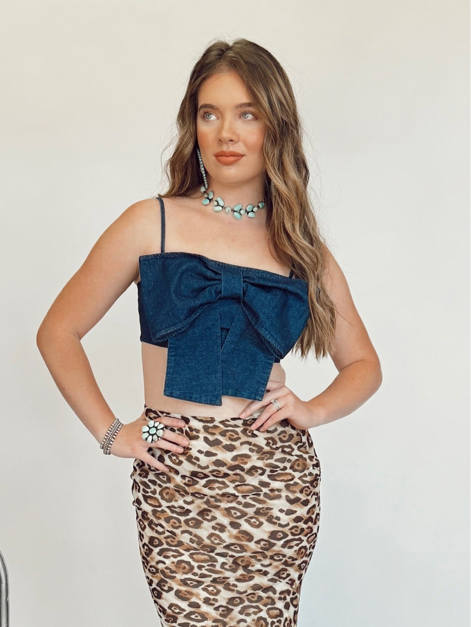 The Bowen Denim Top LARGE