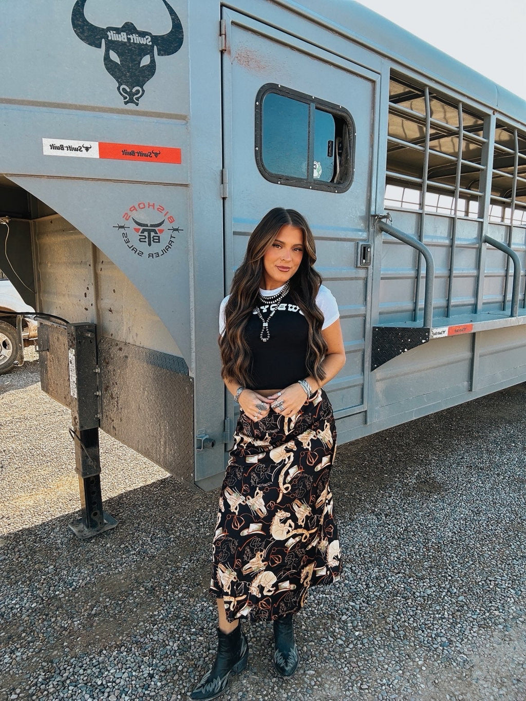 The Gina Western Skirt