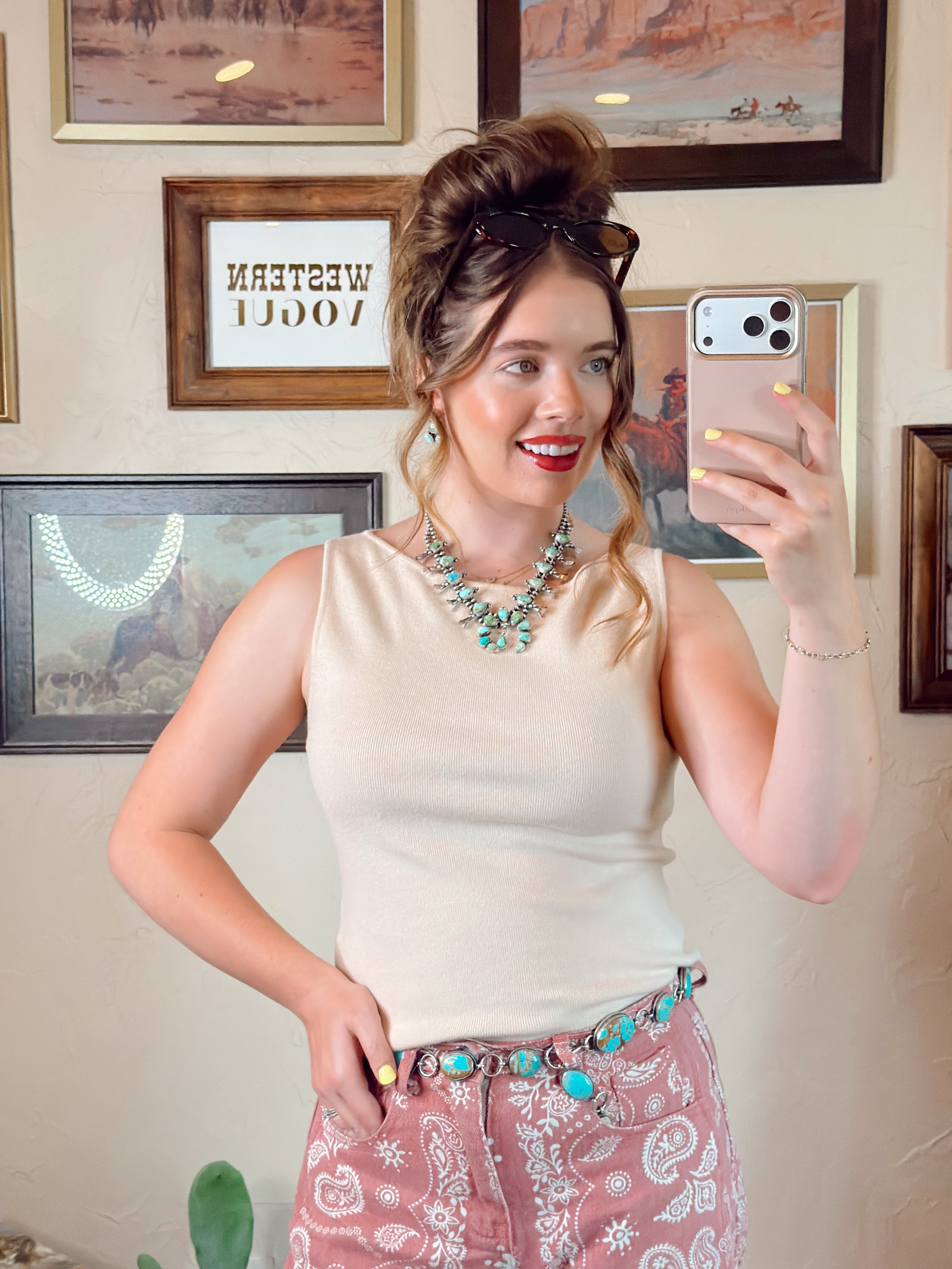 The Bedford Top in Cream