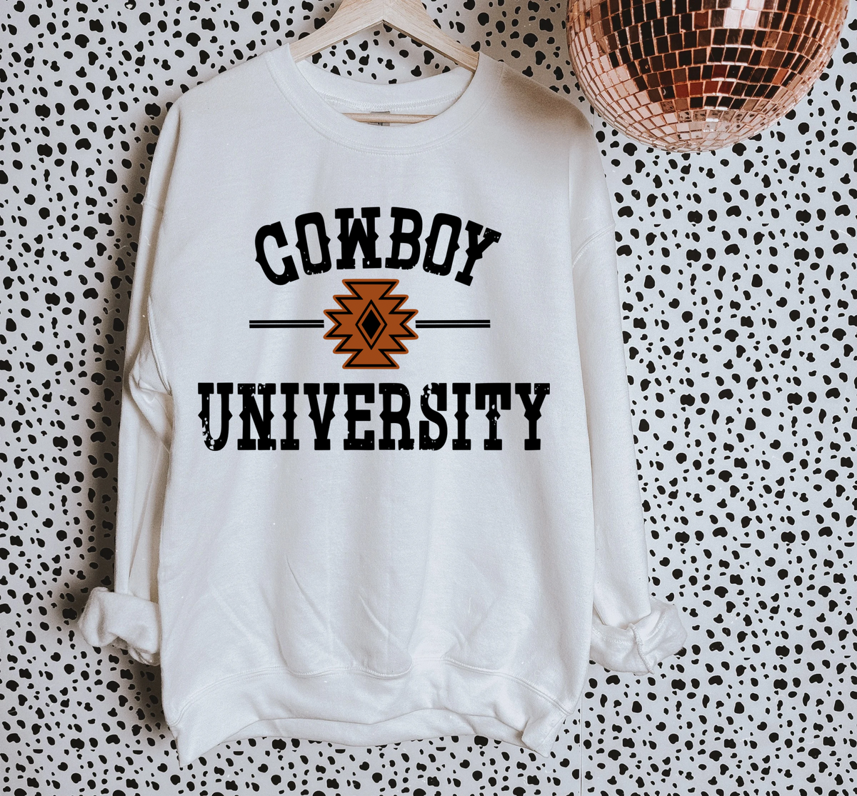 Cowboy University TEE or CREWNECK