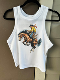 Hold Your Horses Cropped Tank