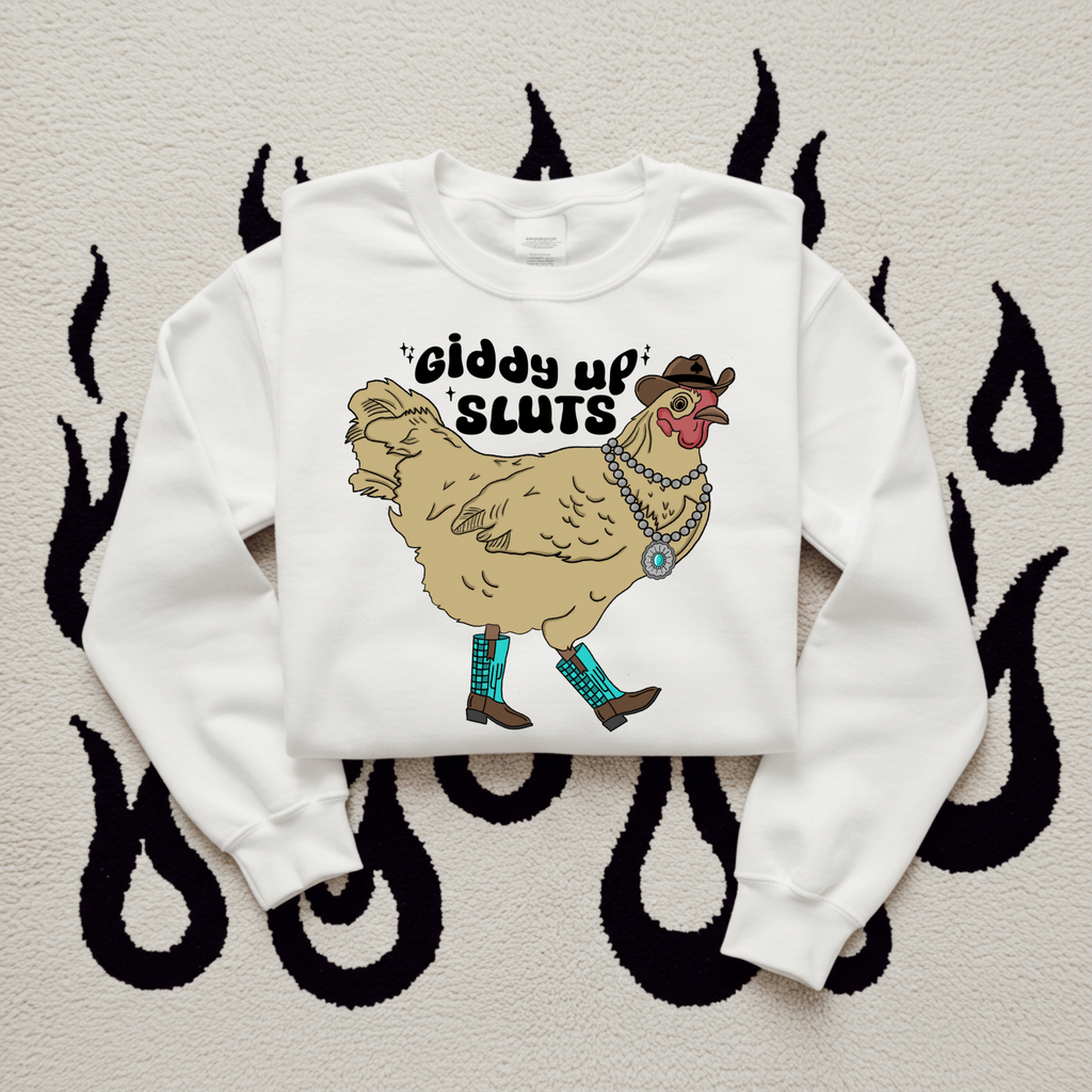Giddy Up TEE or CREWNECK