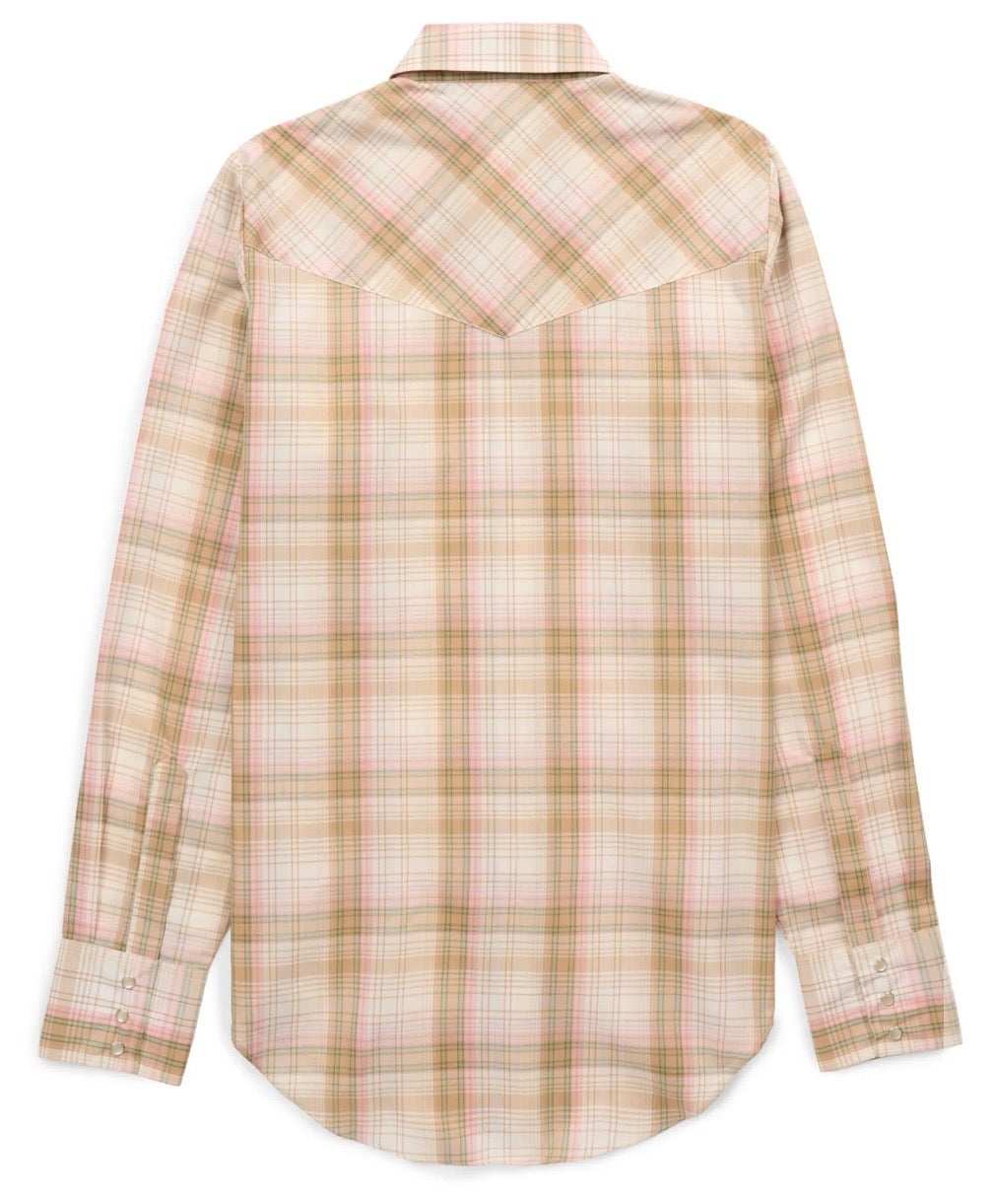 The Cowboygirl Buttermilk Plaid Granddaddy Snap Shirt