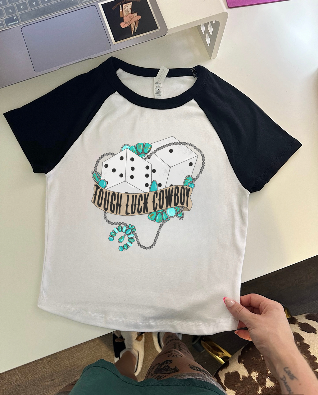 Tough Luck Cowboy Baby Tee