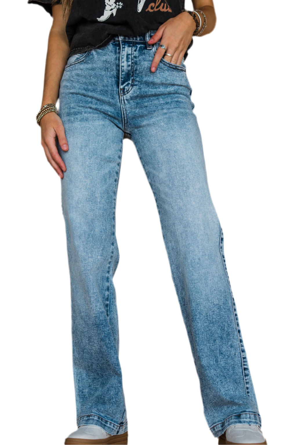 The Beck Kancan Straight Leg Jean