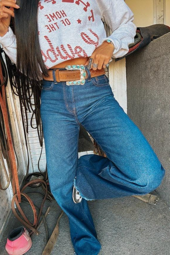 The Tessa Jean in Dark Wash