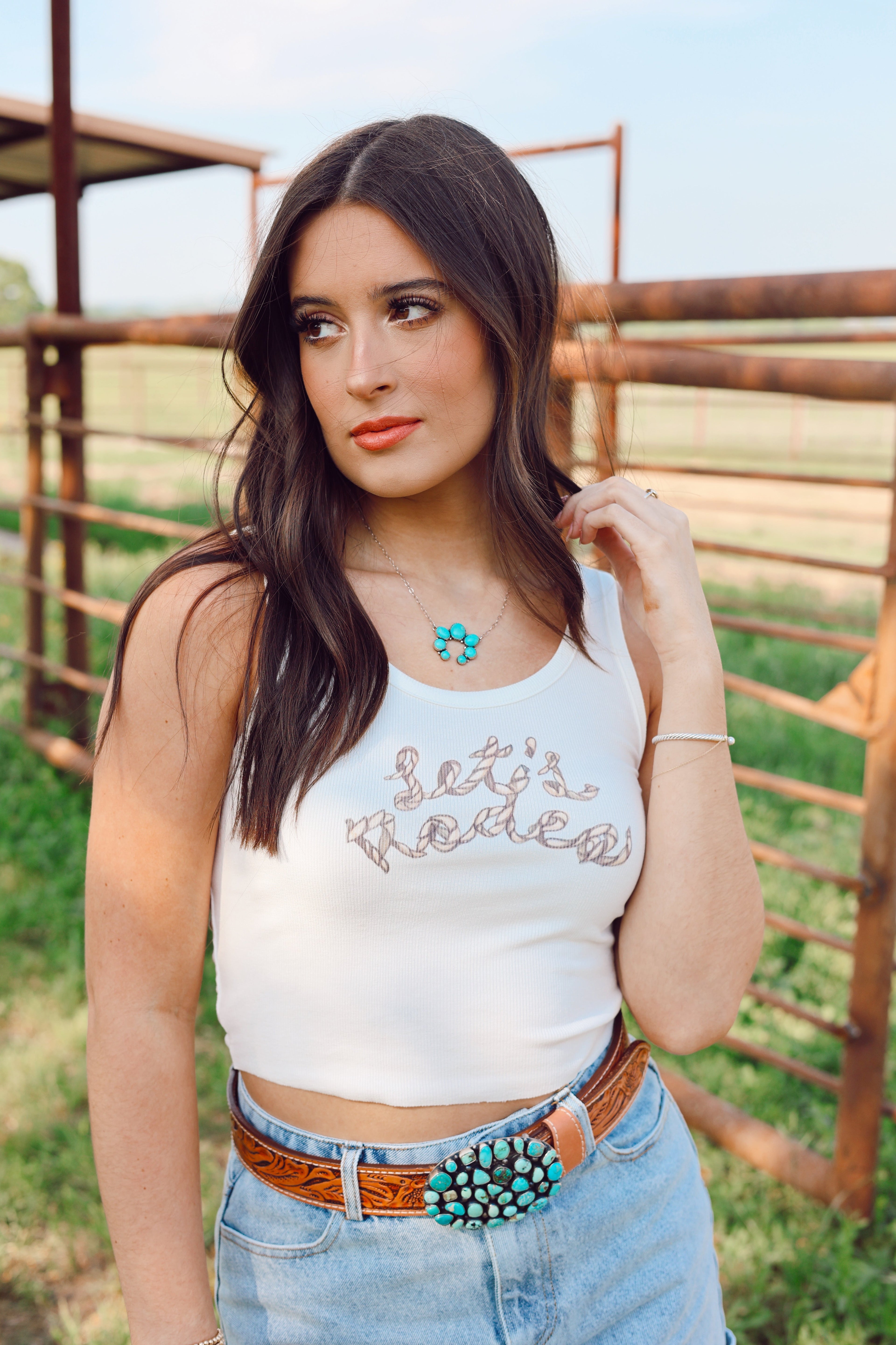 The Let's Rodeo Tank-EXTRA SMALL