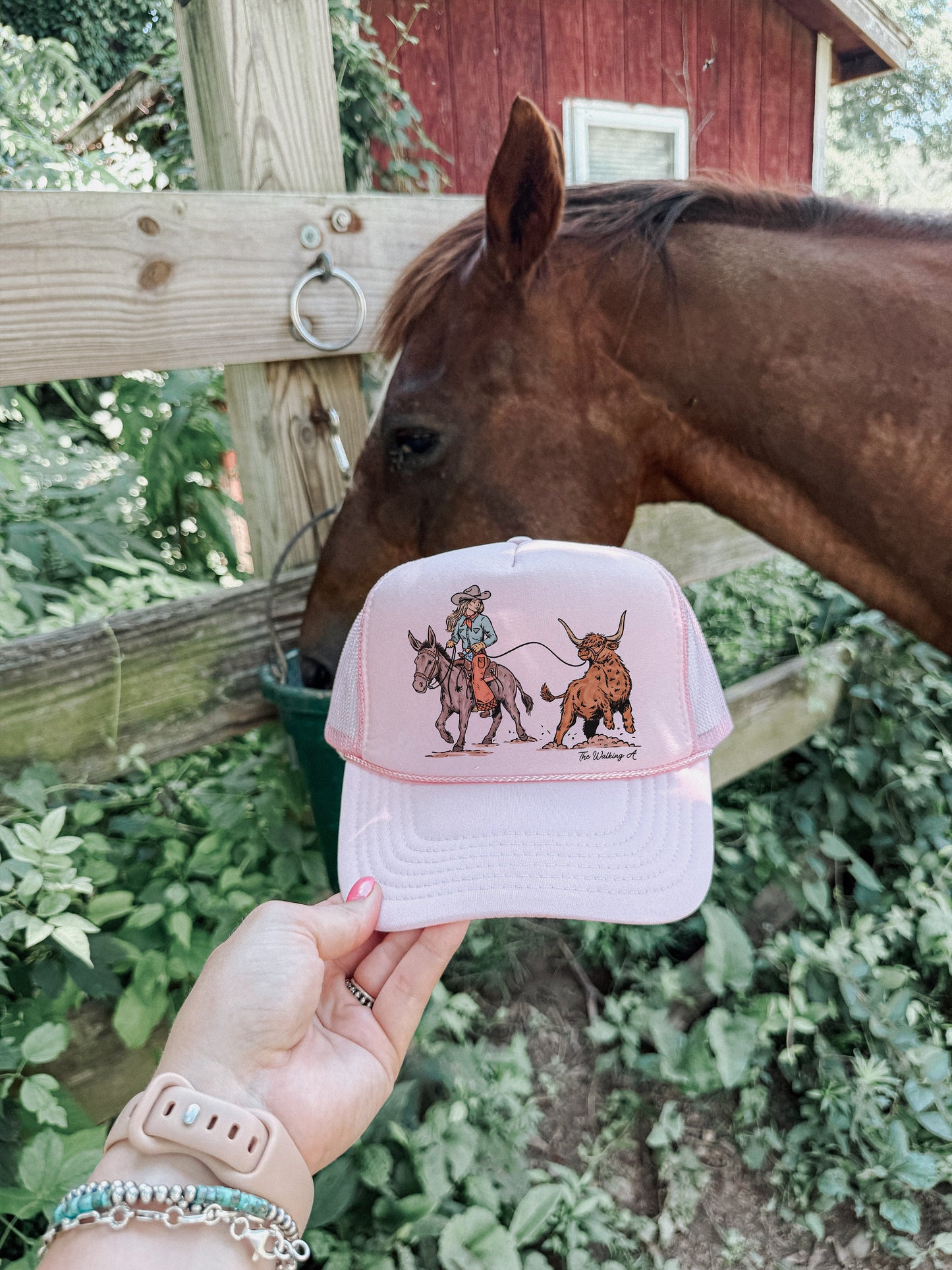 WA ROWDY CAP: PINK