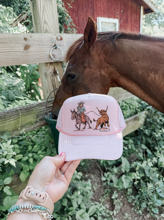 WA ROWDY CAP: PINK