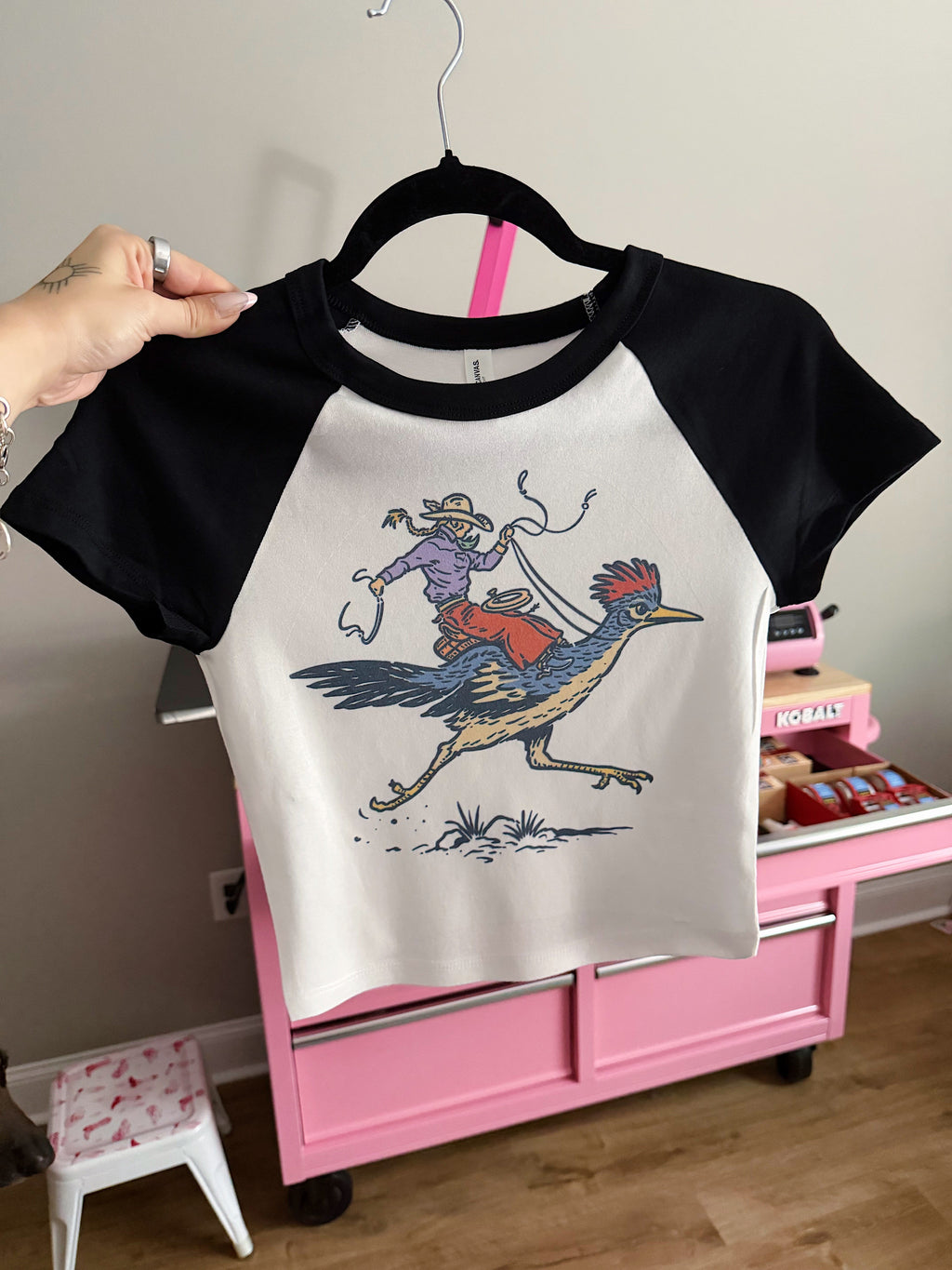 Cowgirl Roadrunner Baby Tee