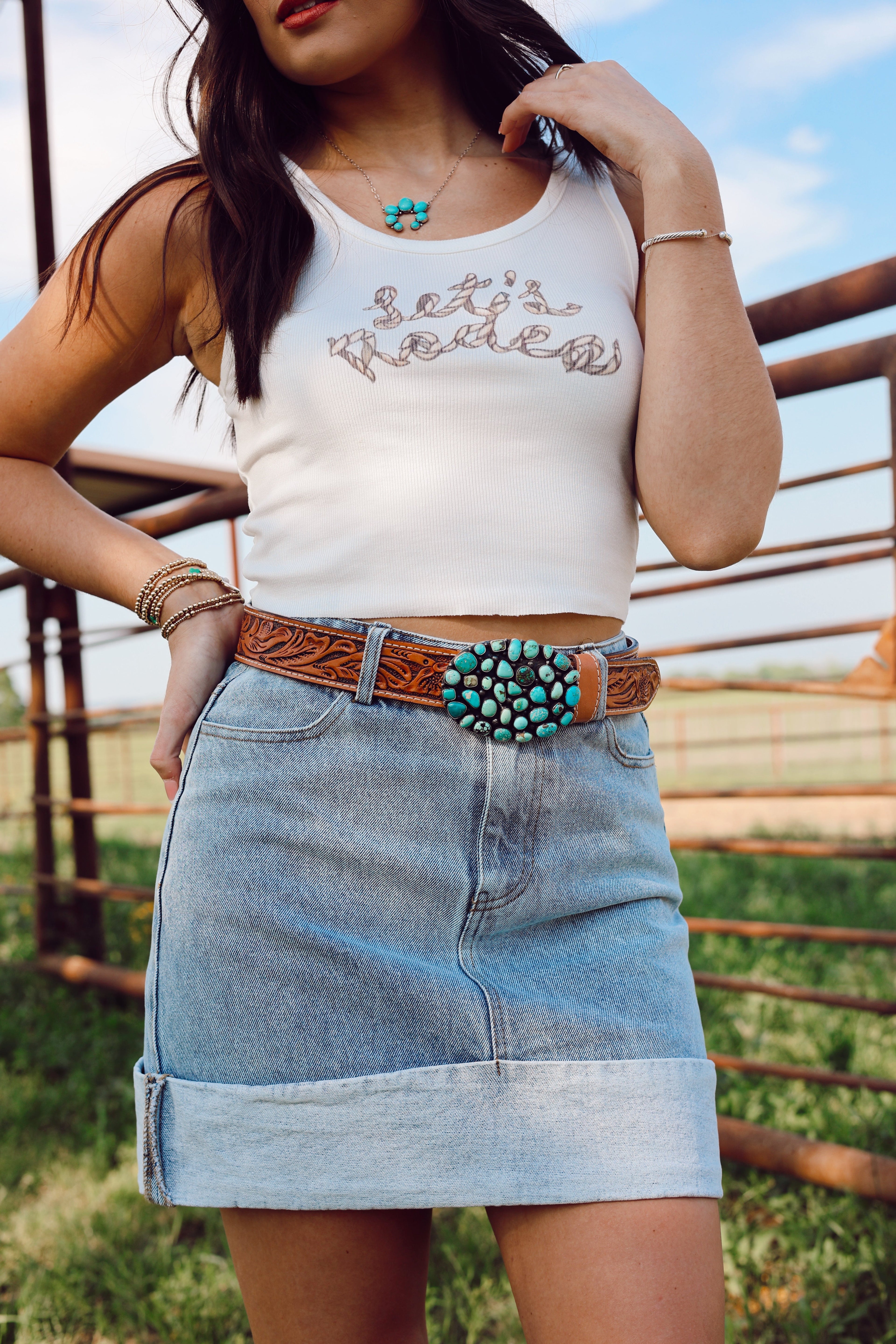 The Let's Rodeo Tank-EXTRA SMALL