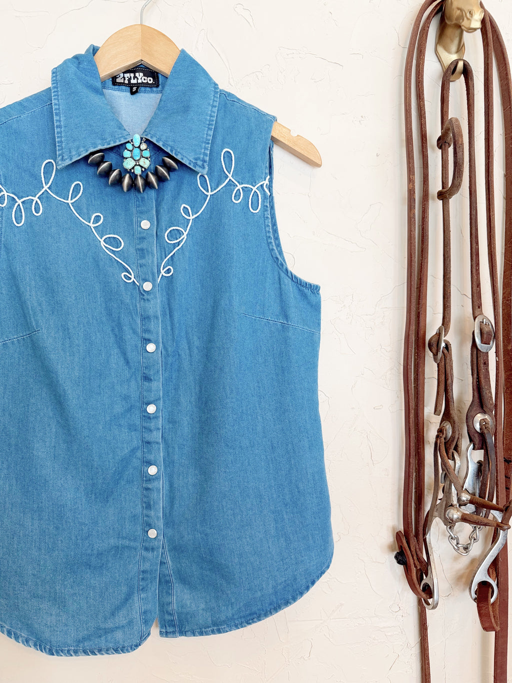 The Dallas Days Denim Top