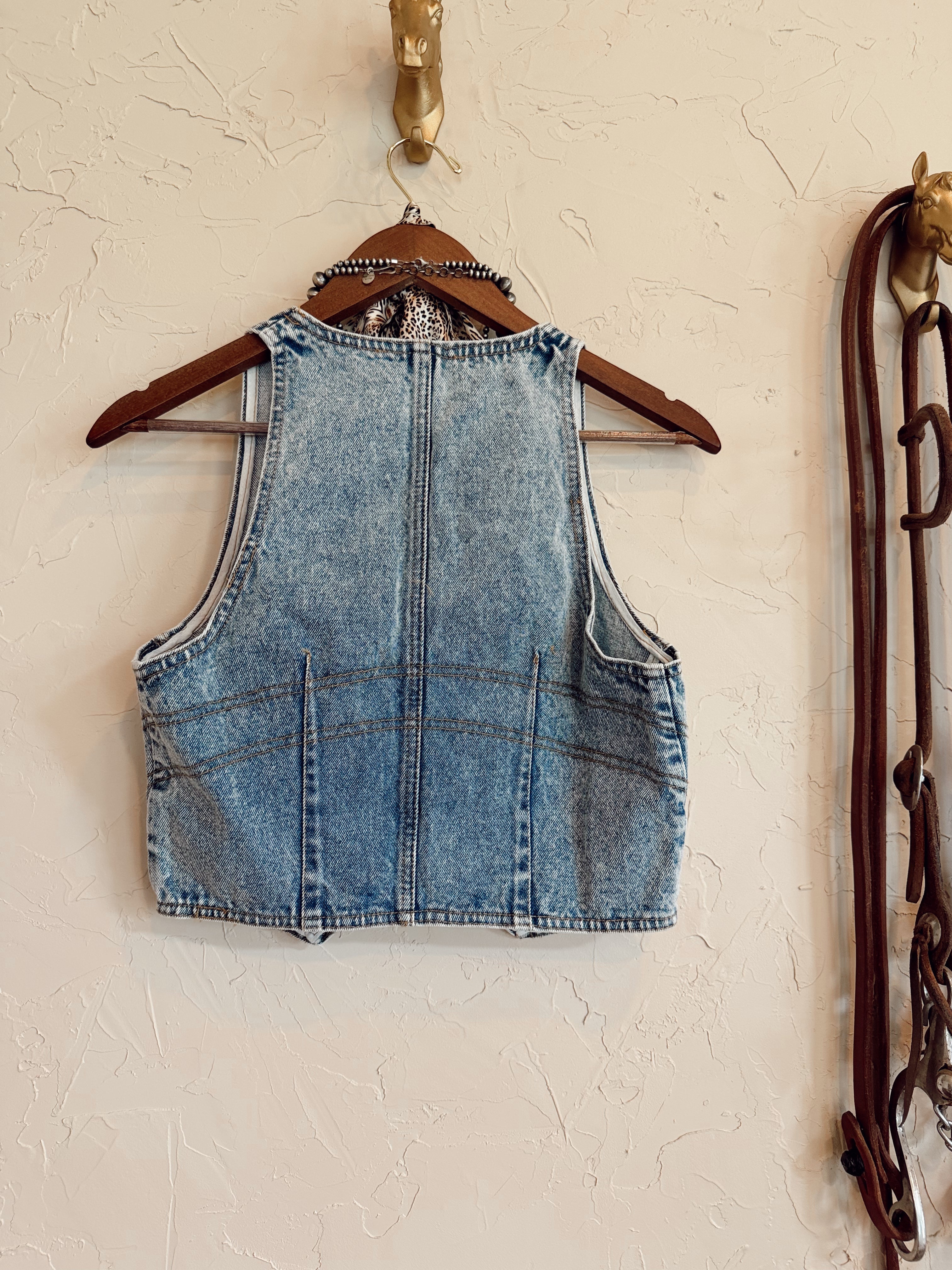 The Devan Denim Top