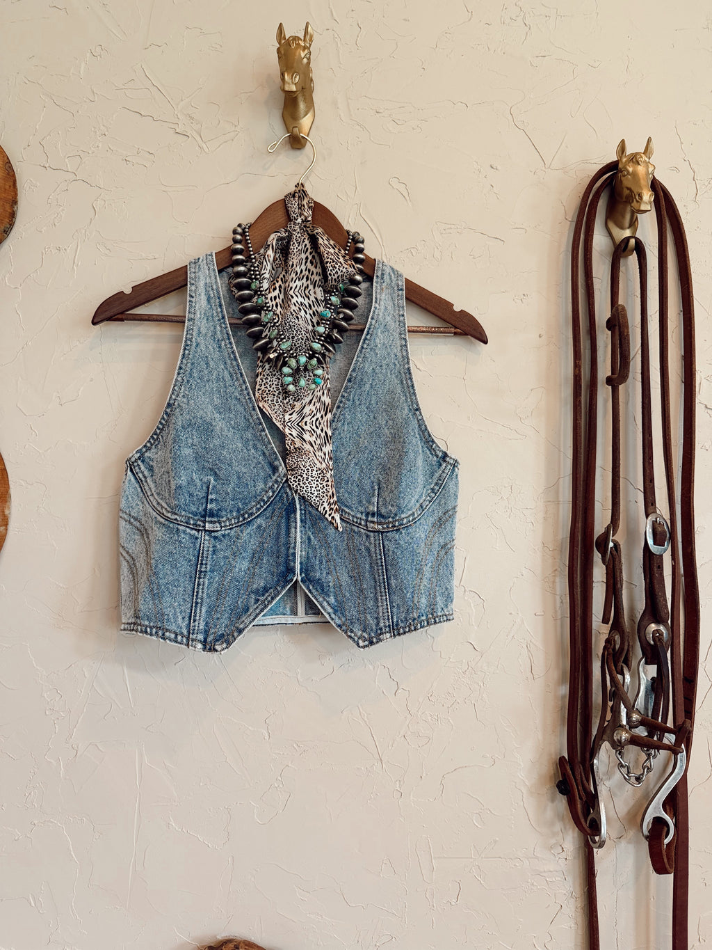 The Devan Denim Top