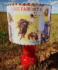 The Vintage Cowgirl Lampshade