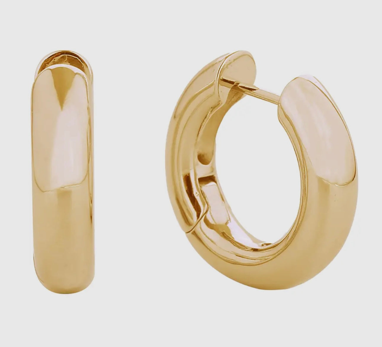 The Chunky Hoop Earrings {GOLD + SILVER}
