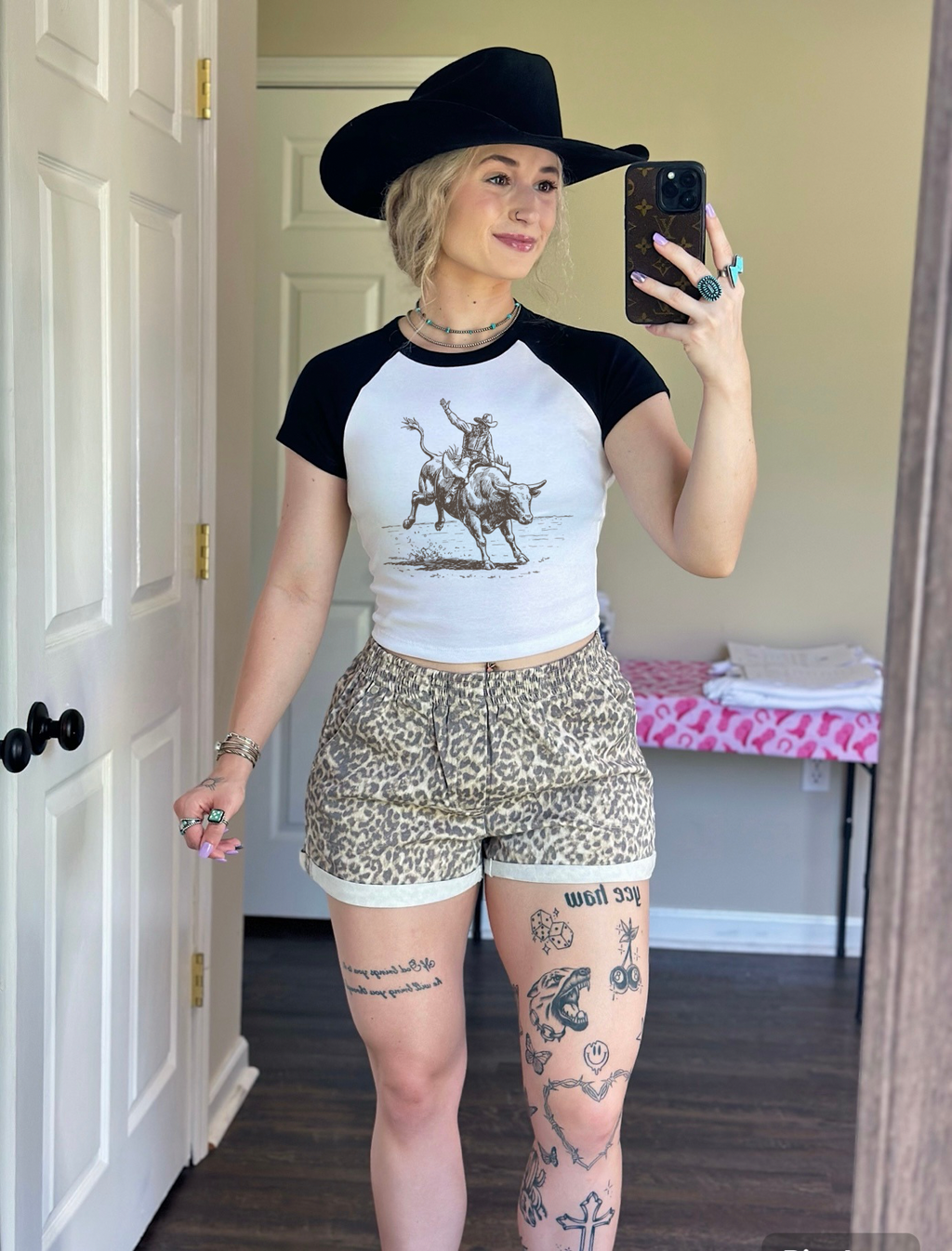 Vintage Bull Rider Baby Tee