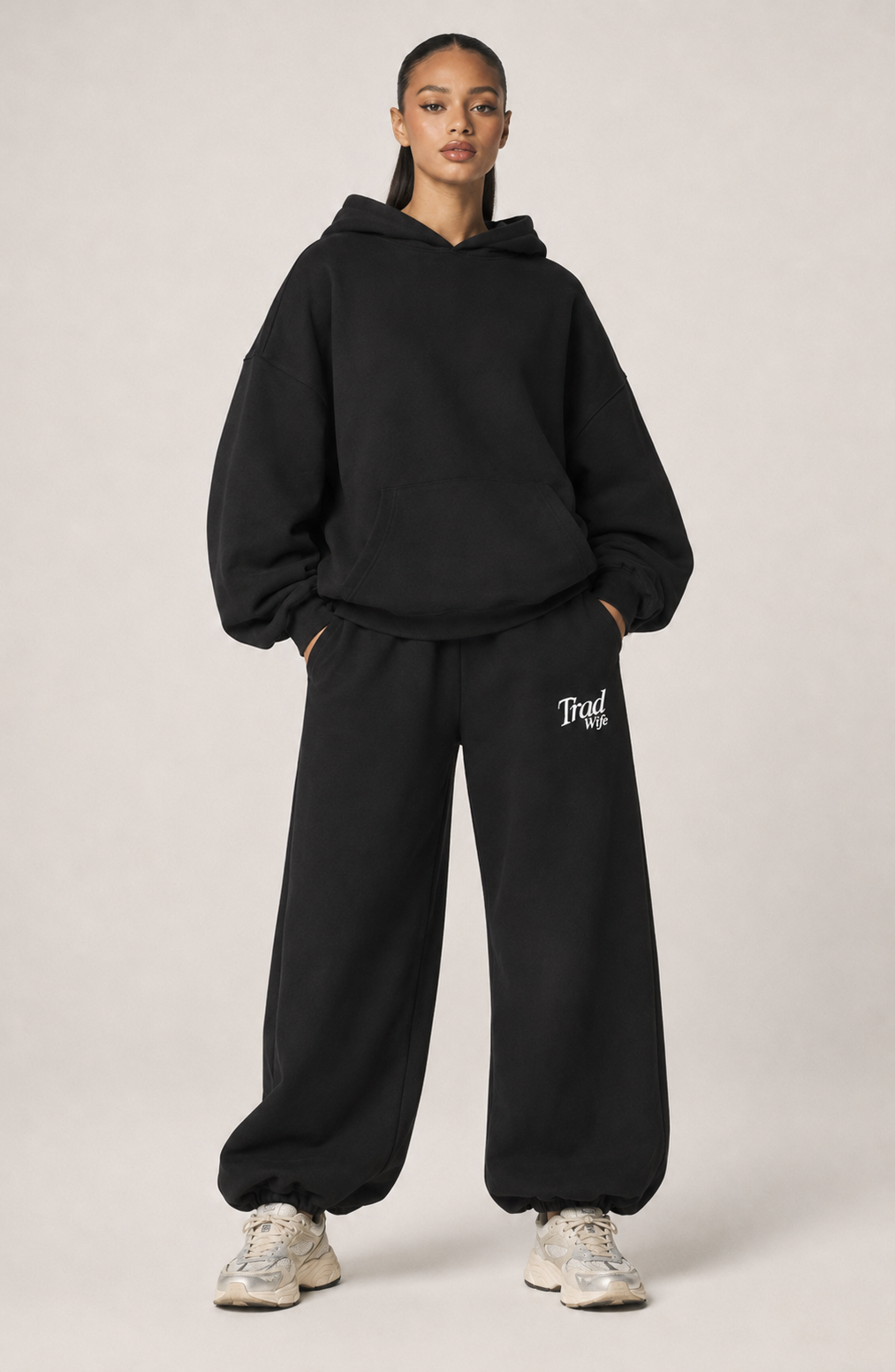 Trad Wife Classic Jogger Sweatpants - Comfortable Everyday Lounge Pants