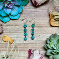 Blue Chip Turquoise Earrings