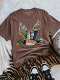 Faux Rhinestone Mallard COMFORT COLORS TEE