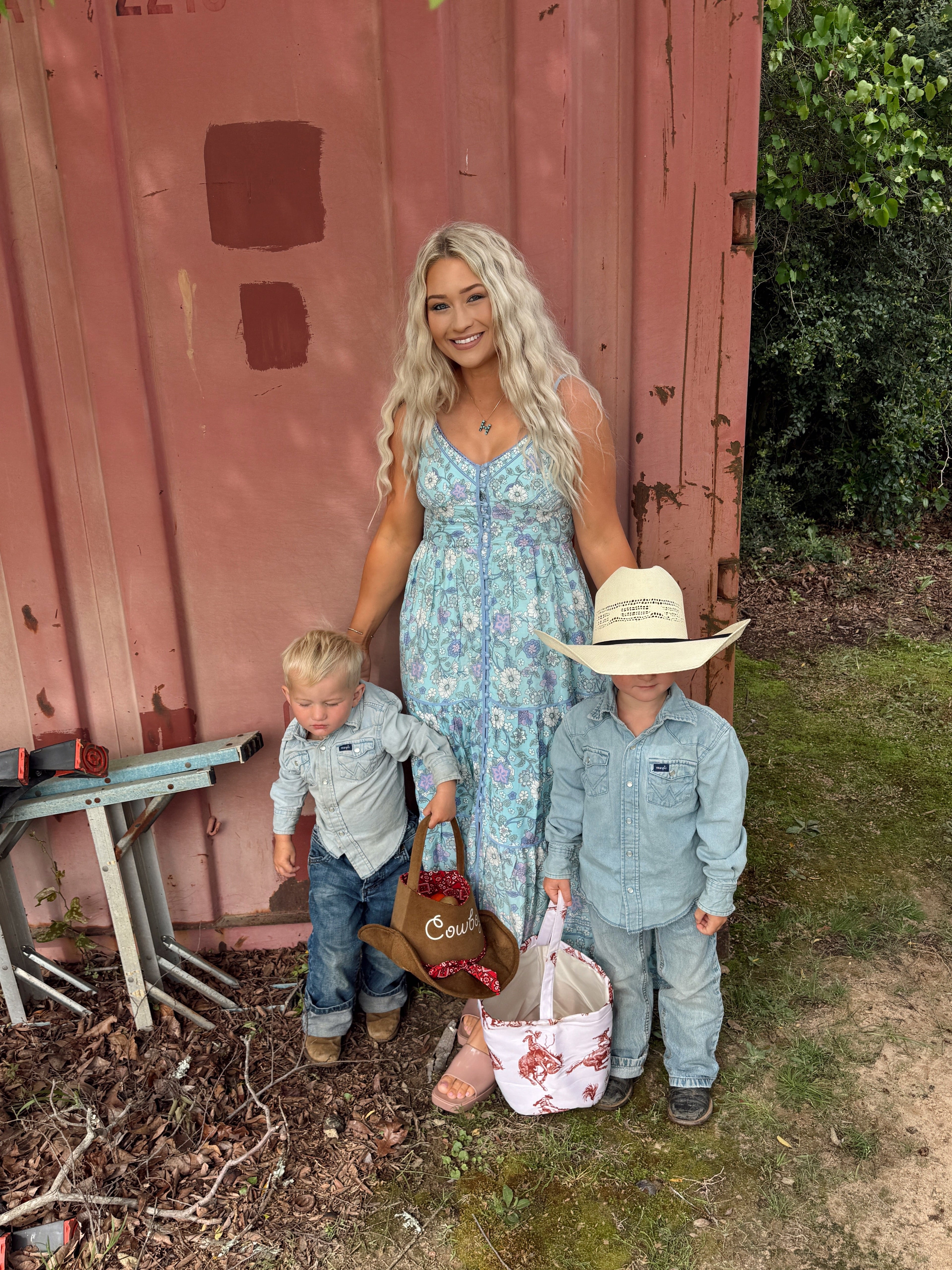 The Blue Iris Maxi Dress