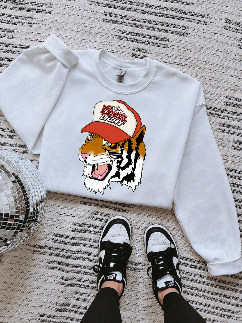 Punchy Tiger TEE or CREWNECK