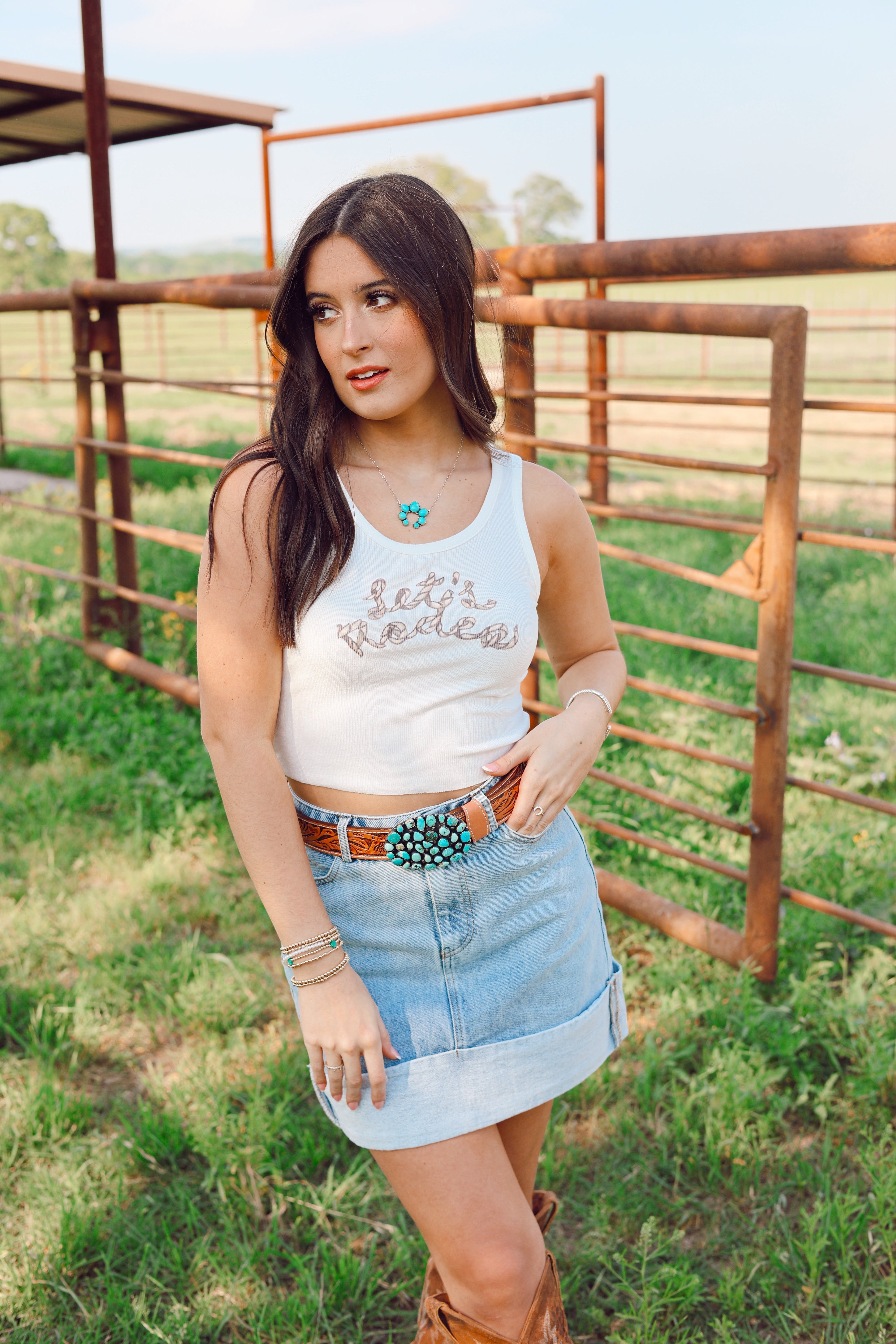 The Let's Rodeo Tank-EXTRA SMALL