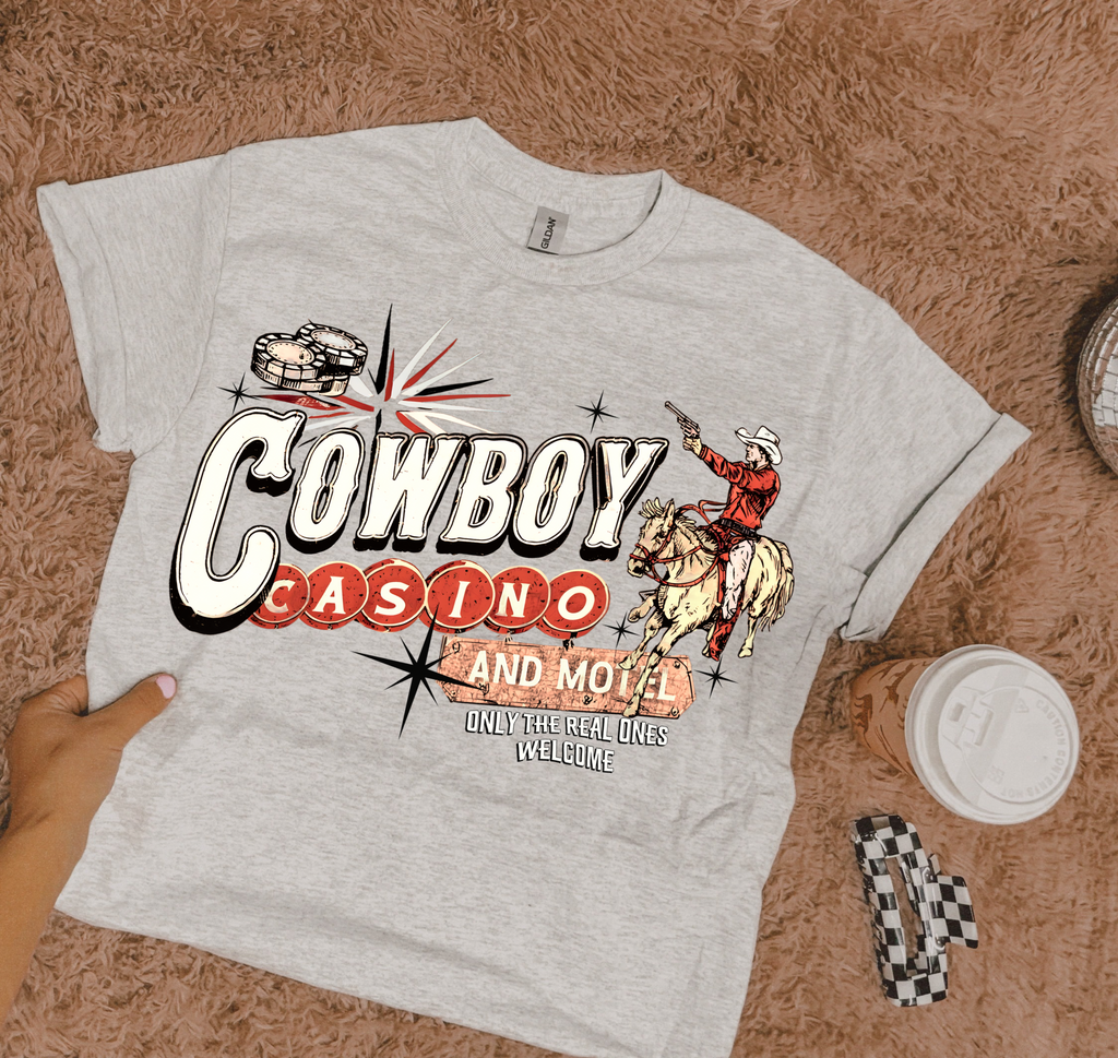 Cowboy Casino TEE or CREWNECK