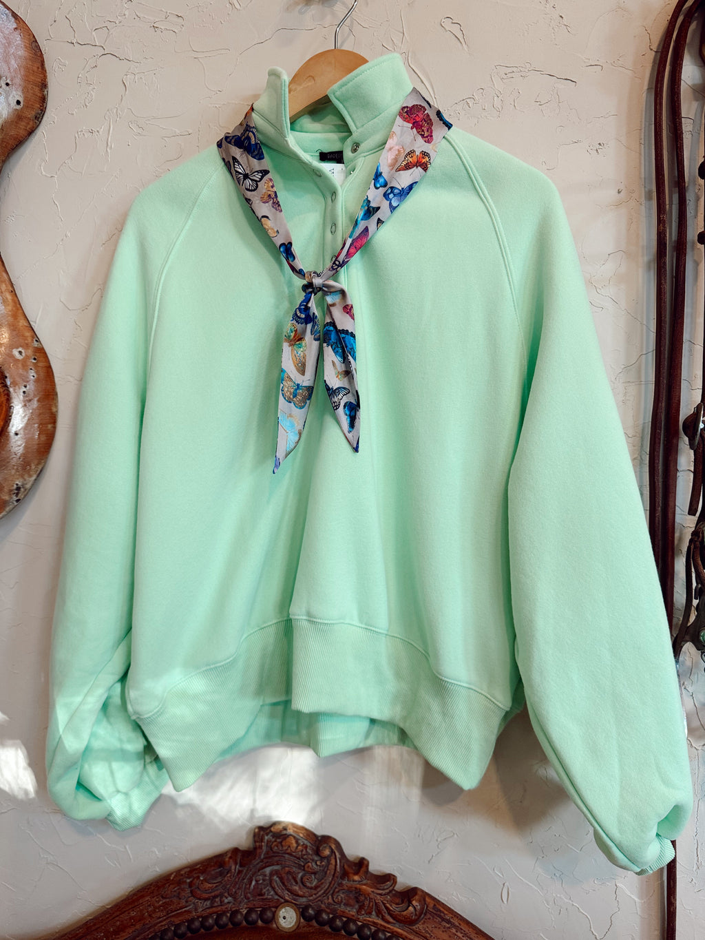 The Piper Sweatshirt in Apple Green