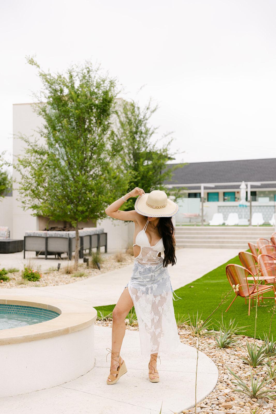 The Luella Lace Cover Up