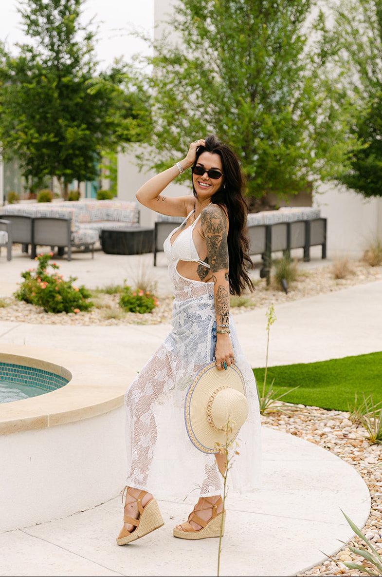 The Luella Lace Cover Up