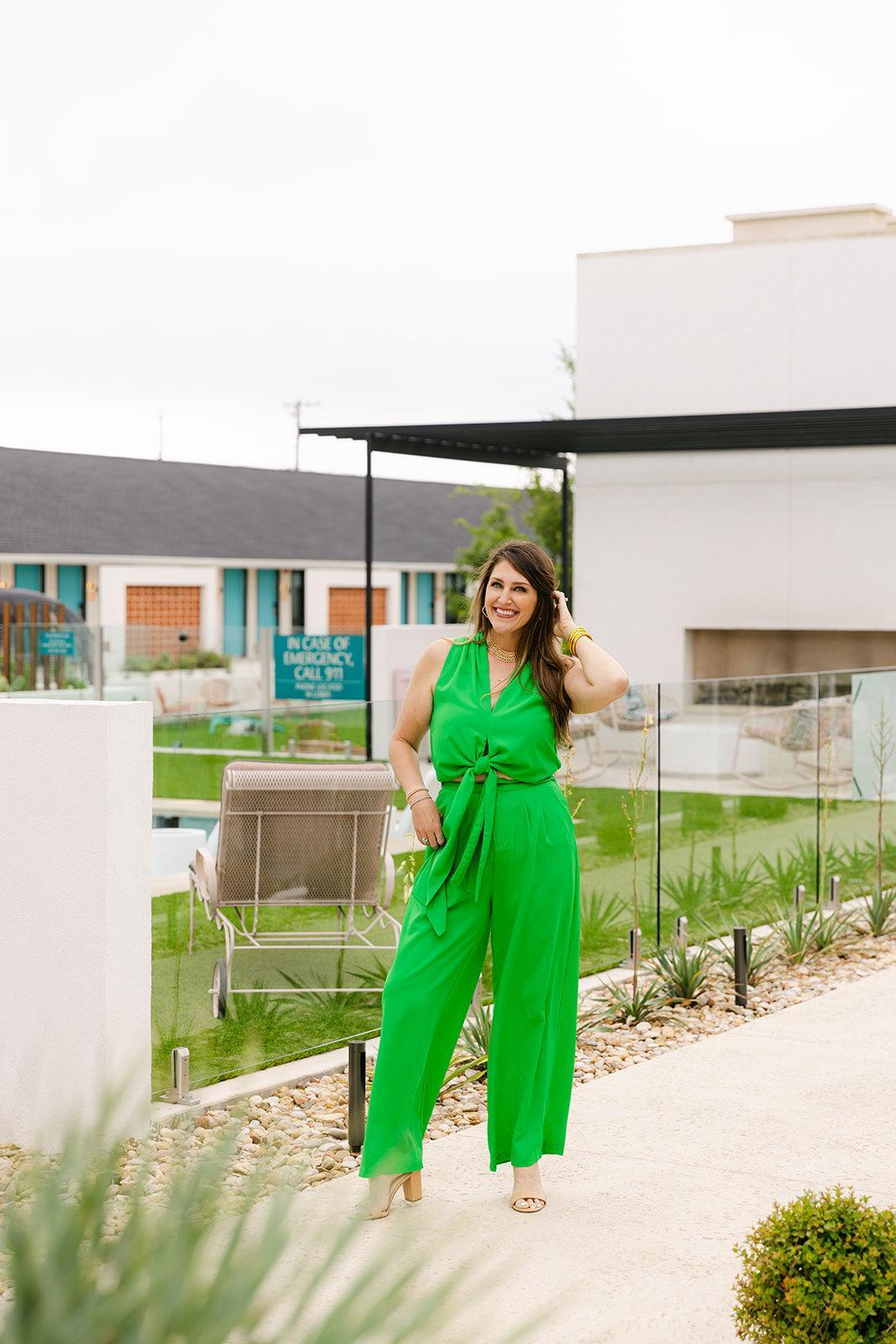 SALE The Jemma Jumpsuit in Green