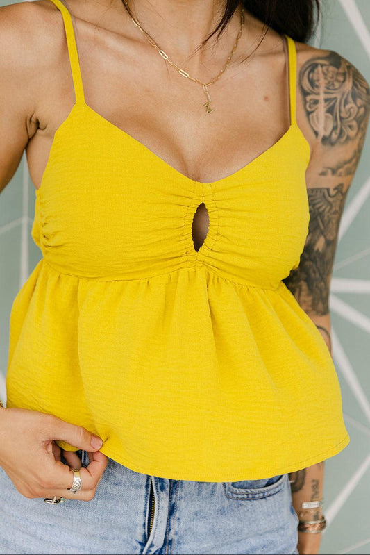 SALE The Cora Top in Chartreuse