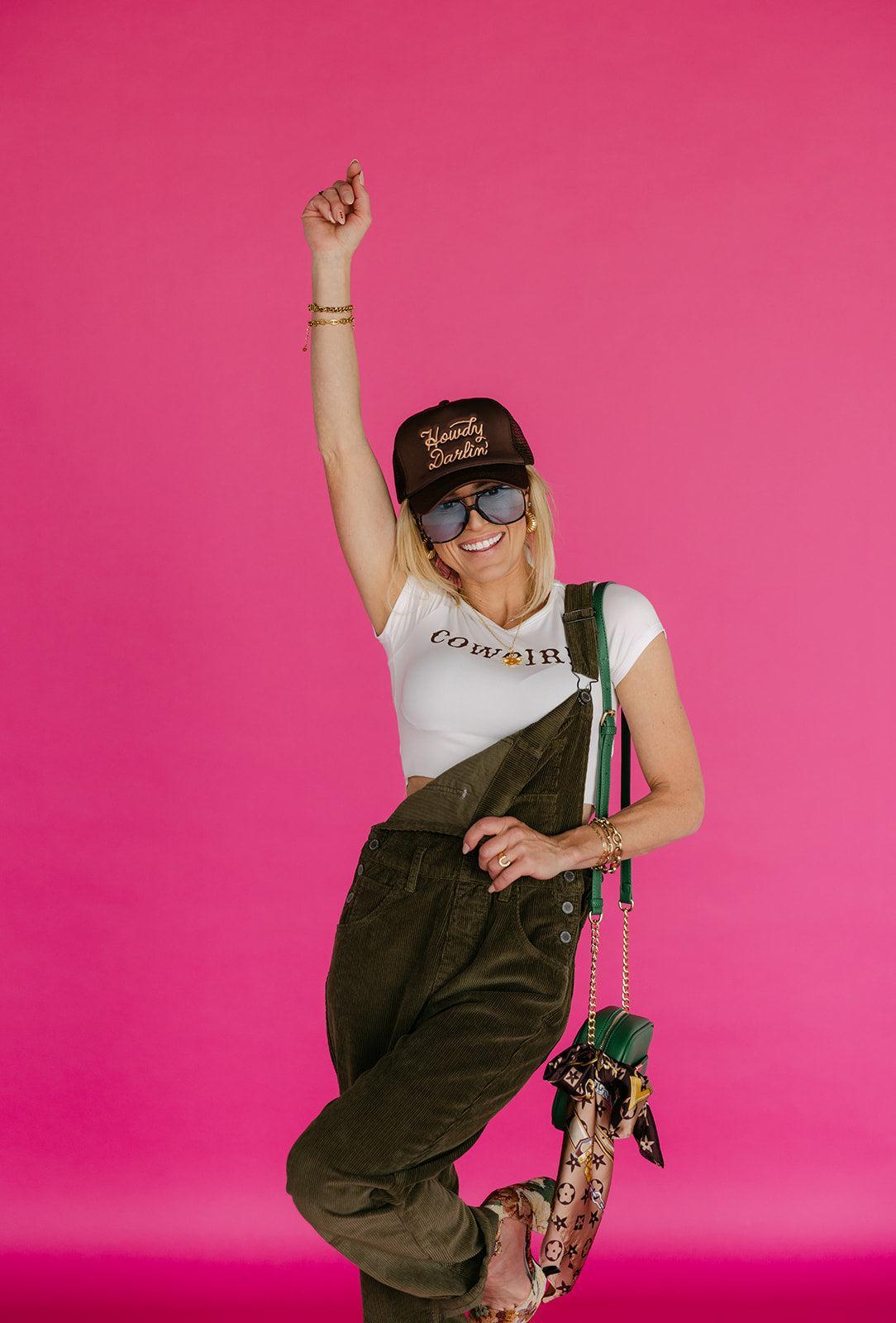 SALE The Cowgirl Mini Tee in Cream