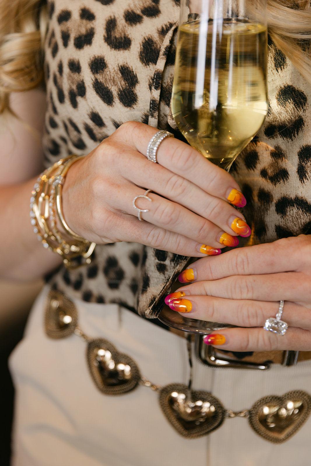 The Hattie Heart Belt in Gold