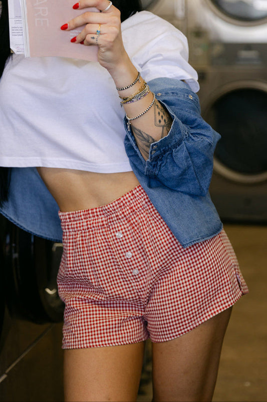 The Arlo Boxer Short in Red