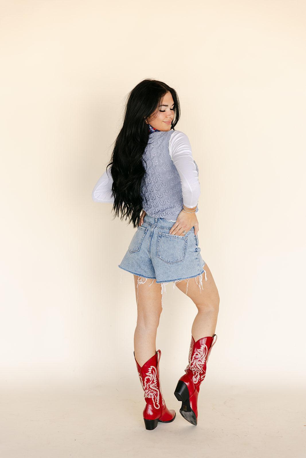 SALE The Pistola Red Cowboy Boot