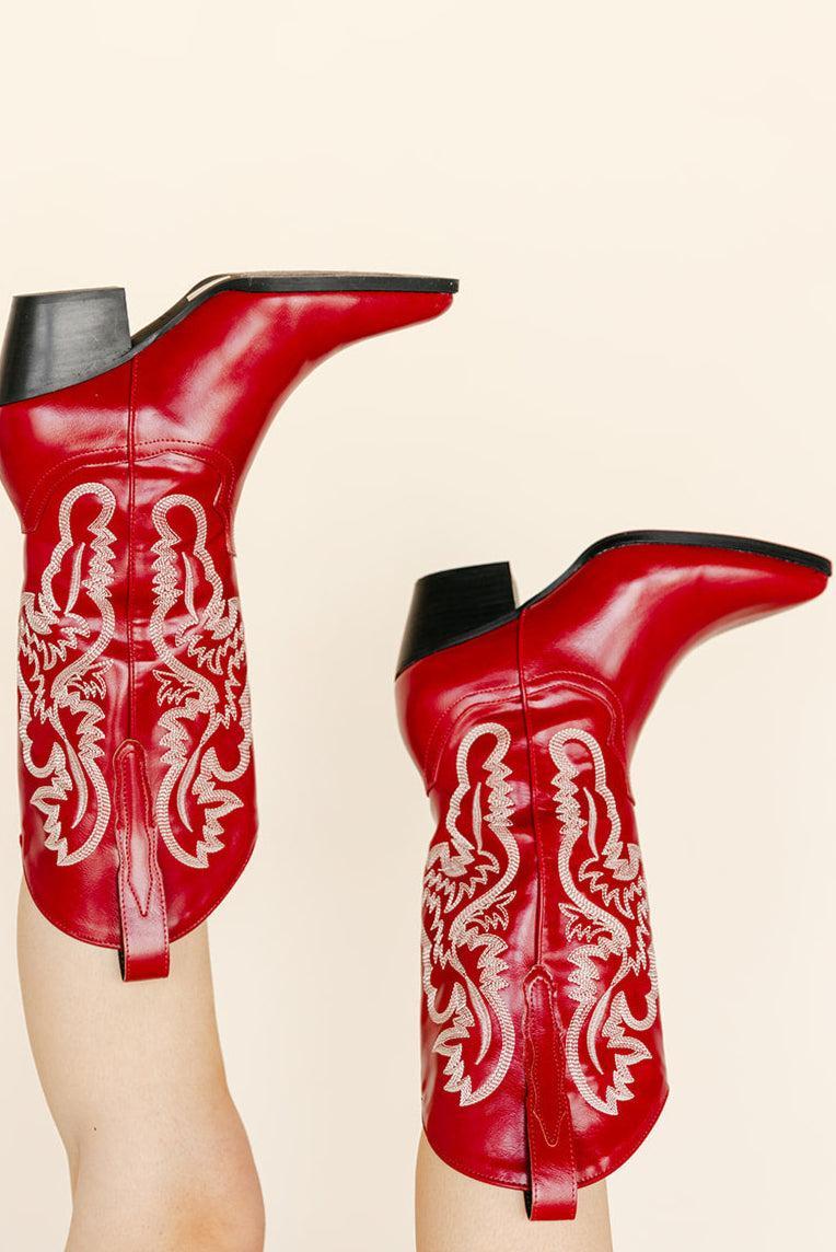 SALE The Pistola Red Cowboy Boot