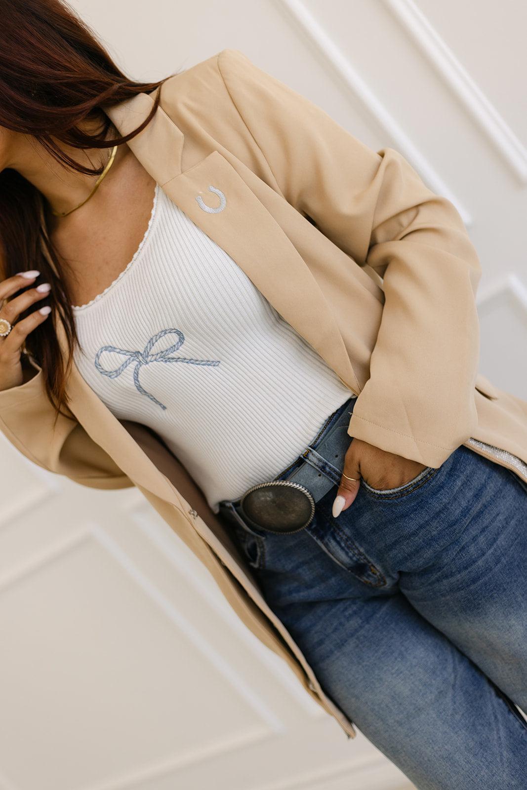 The Myra Belt in Blue